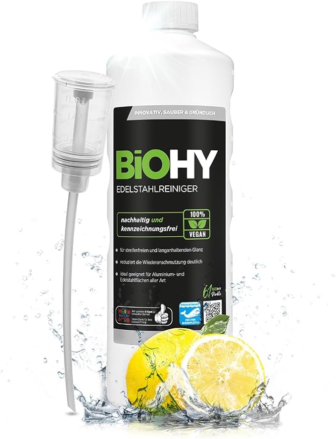 BiOHY Limpiador de acero inoxidable