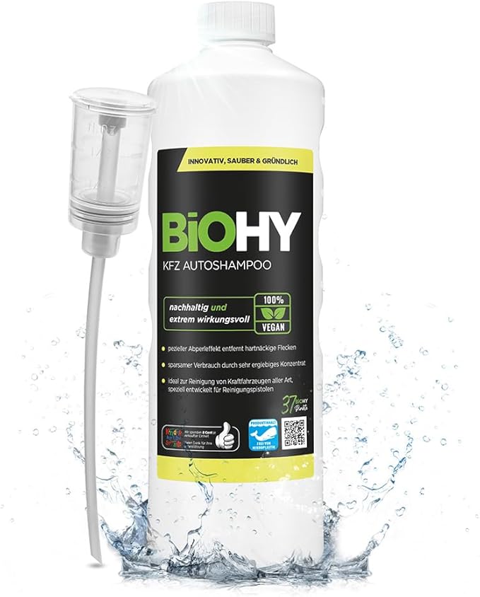 BiOHY limpiador champú para coches