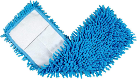 BiOHY Mopa | Mopa de chenilla | Mopa de microfibra azul 50 cm (individual) | Ideal para limpiar superficies delicadas y lisas (Mopp)