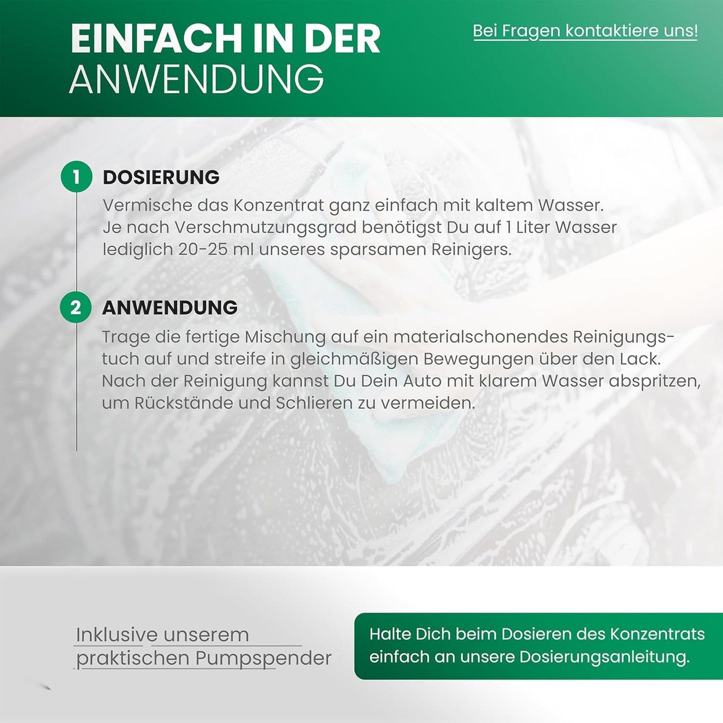 BiOHY Champú para coches (1 botella de 1 litro) | excelente poder de limpieza y formación de espuma | Produce una fragancia fresca y duradera (KFZ Autoshampoo)