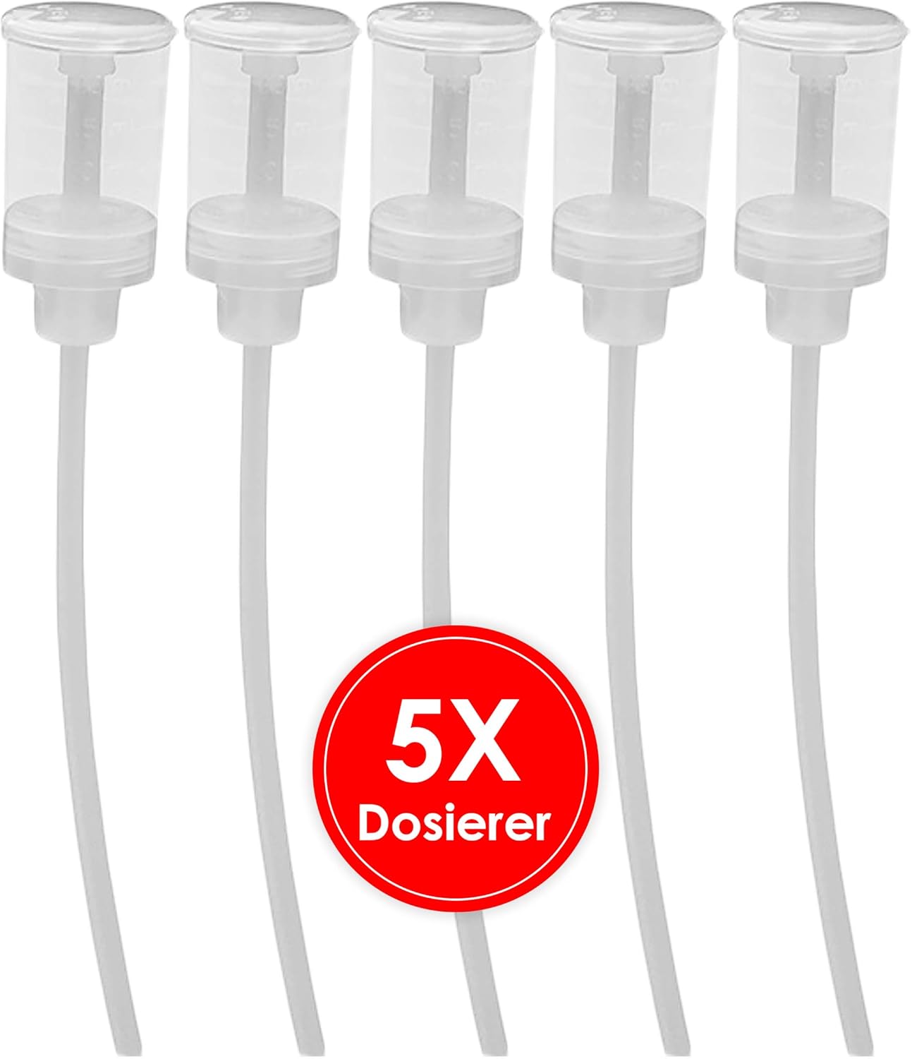 BiOHY Dosificador de agente de limpieza 20 ML (paquete de 5) | Dosificador de material resistente a los productos químicos, óptimo para nuestras botellas de limpieza BiOHY (Dosierer)