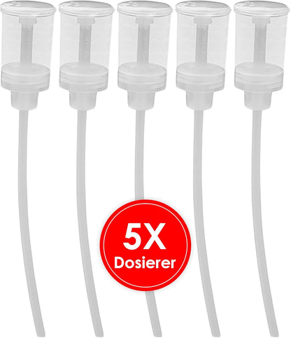 BiOHY Dosificador de agente de limpieza 20 ML (paquete de 5) | Dosificador de material resistente a los productos químicos, óptimo para nuestras botellas de limpieza BiOHY (Dosierer)
