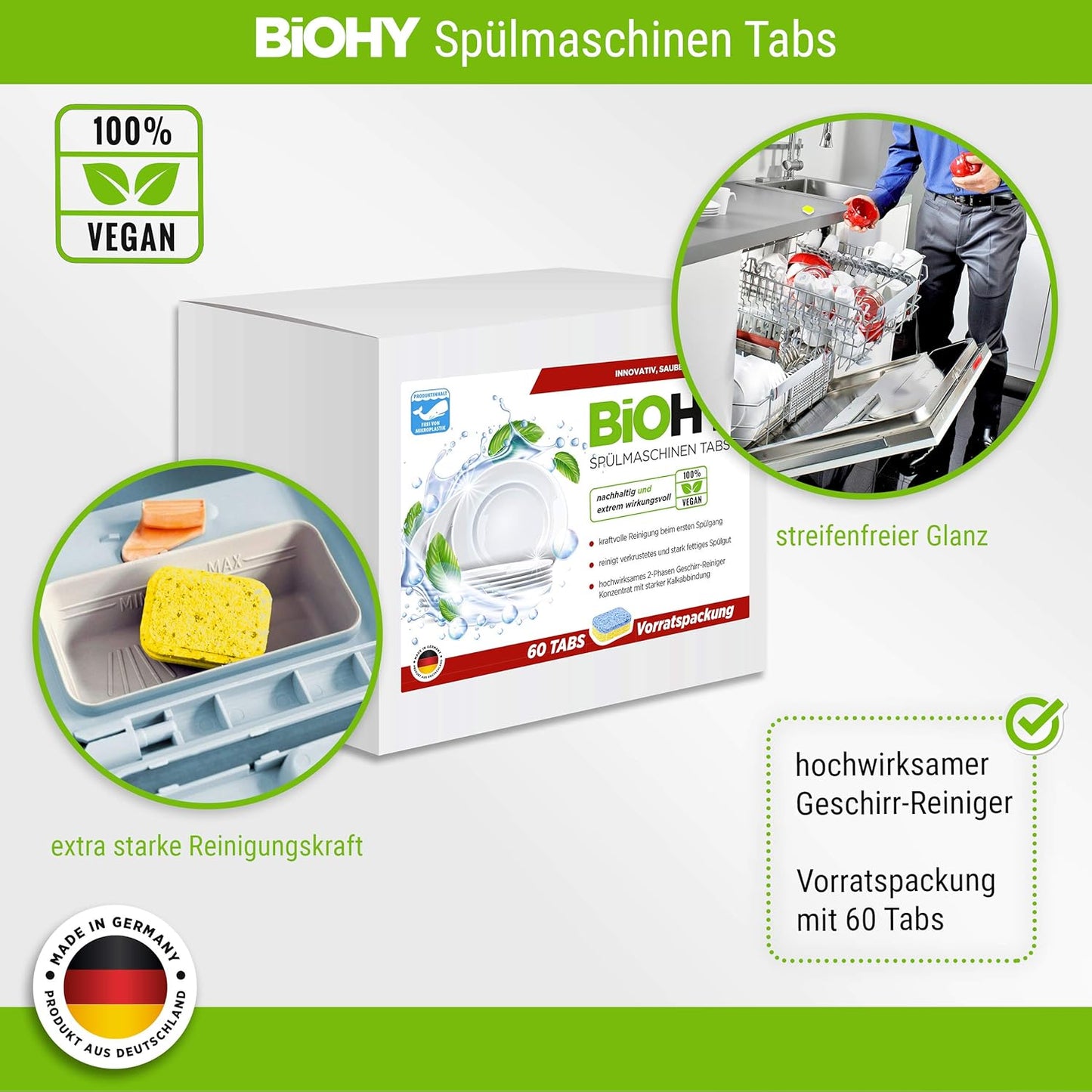 BiOHY Pastillas para lavavajillas