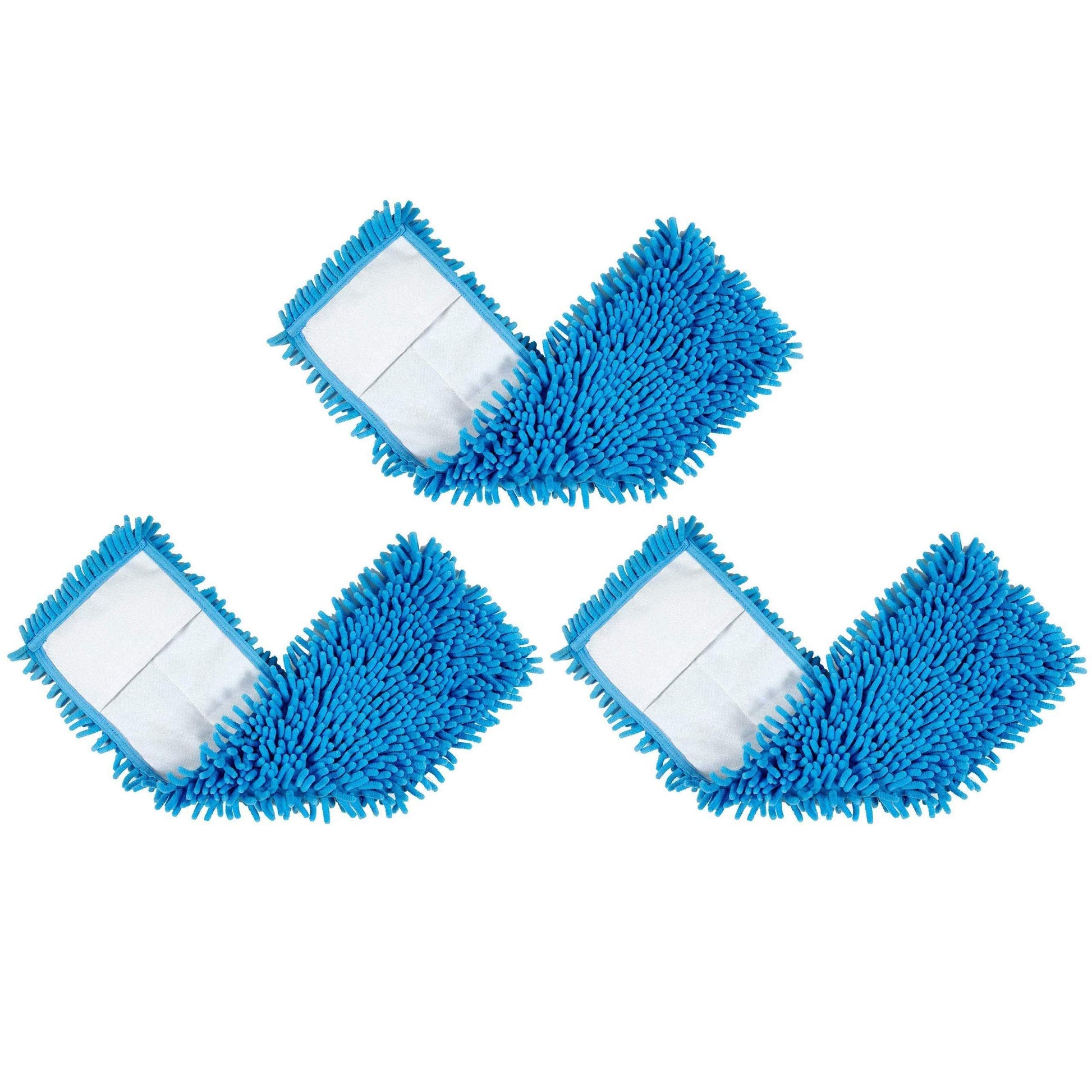 BiOHY Mopa | Mopa de chenilla | Mopa de microfibra azul 50 cm (individual) | Ideal para limpiar superficies delicadas y lisas (Mopp)