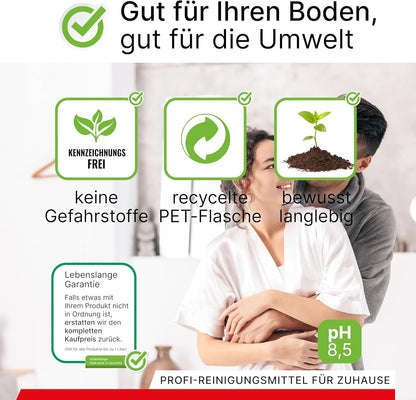 BiOHY Limpiador sanitario (1 botella de 500ml) | Concentrado de cal para el área sanitaria | Deja un agradable y fresco aroma | EXTRA FUERTE (Sanitärreiniger)