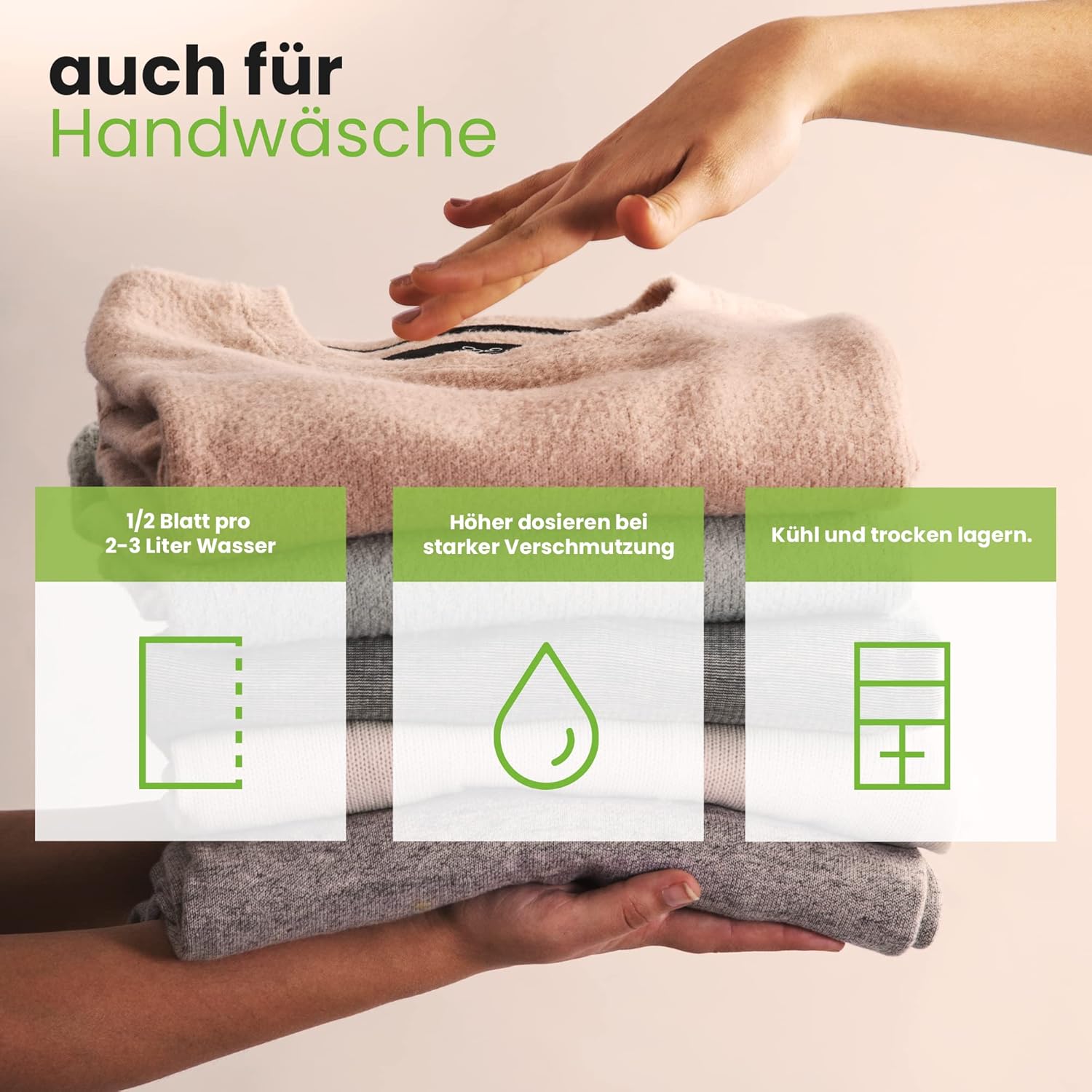 BiOHY Hojas de detergente (1 x 60 piezas) | Detergente de viaje sostenible UNIVERSAL sin plástico | Papel de lavado 100% biodegradable | Tiras de detergente hidrosoluble para lavadora (Wasch Blätter)