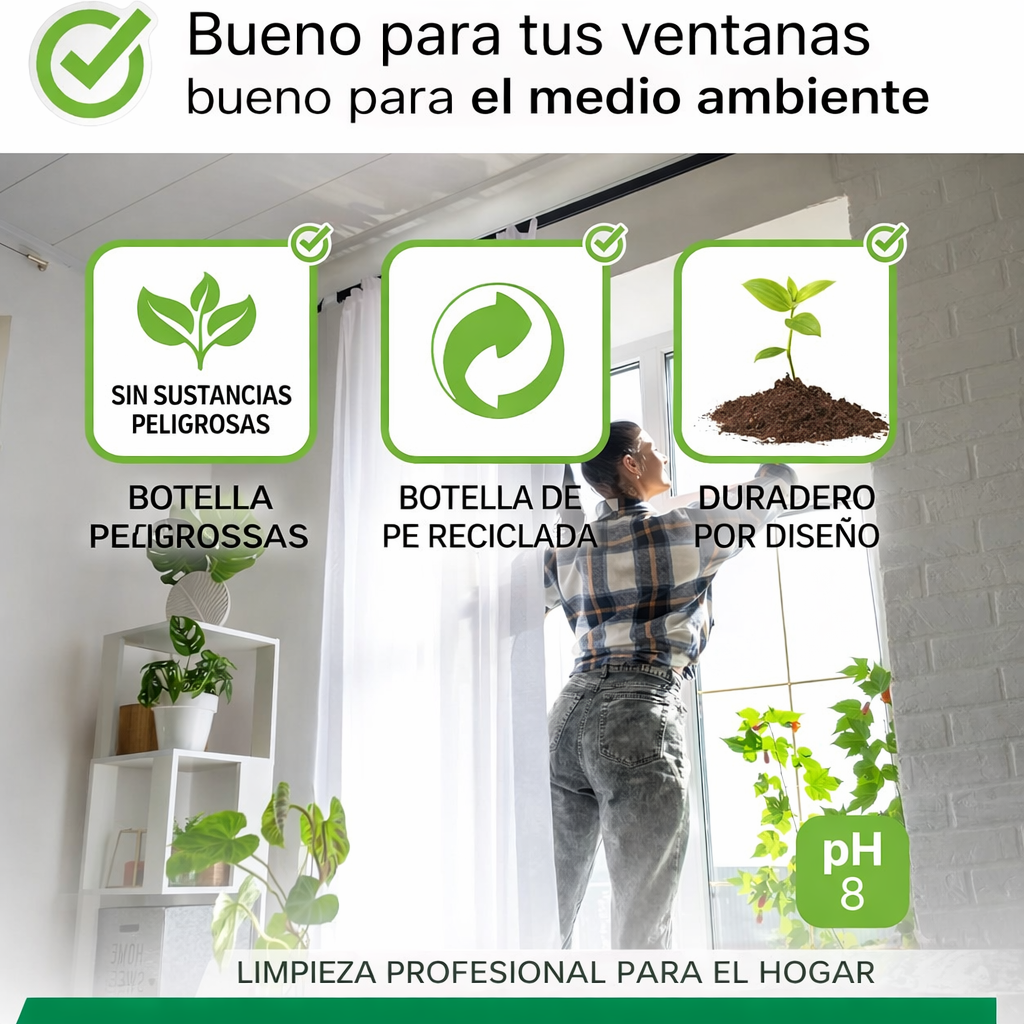 BiOHY Limpiacristales profesional