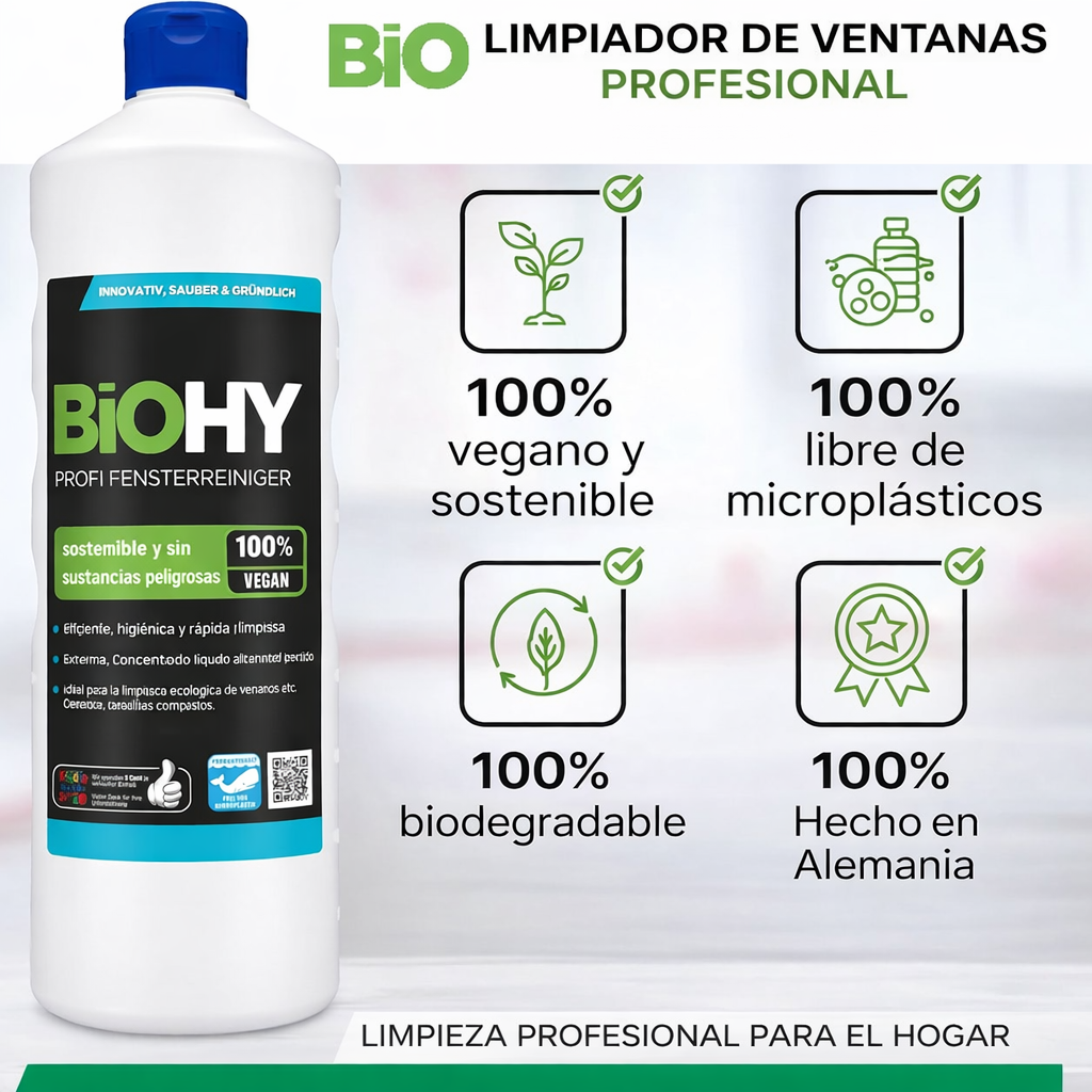 BiOHY Limpiacristales profesional