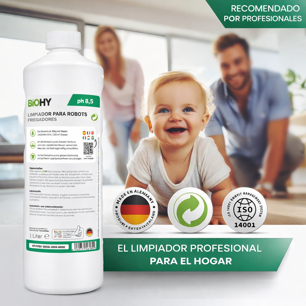 BiOHY Detergente robot de limpieza