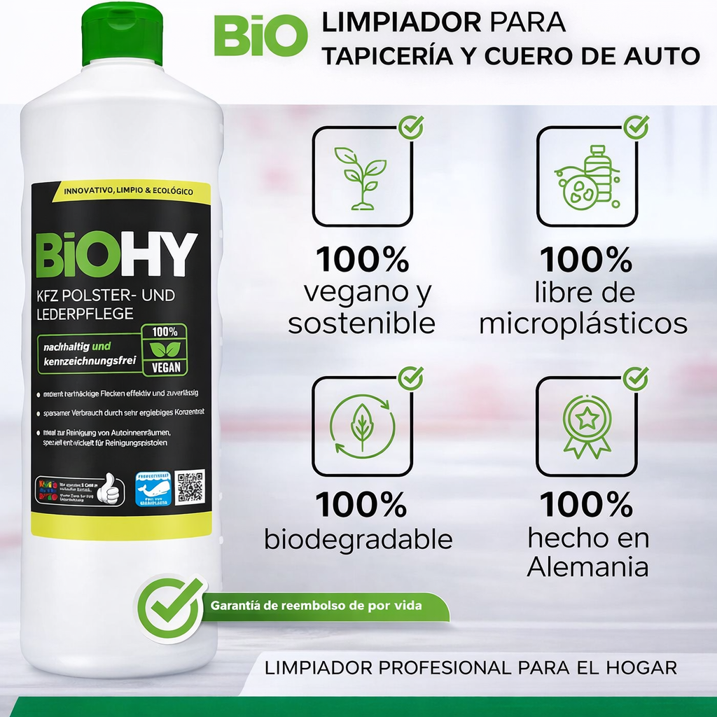 BiOHY Cuidado de tapicería y piel