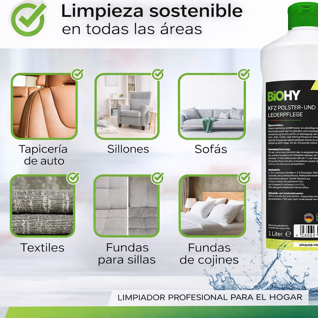 BiOHY Cuidado de tapicería y piel