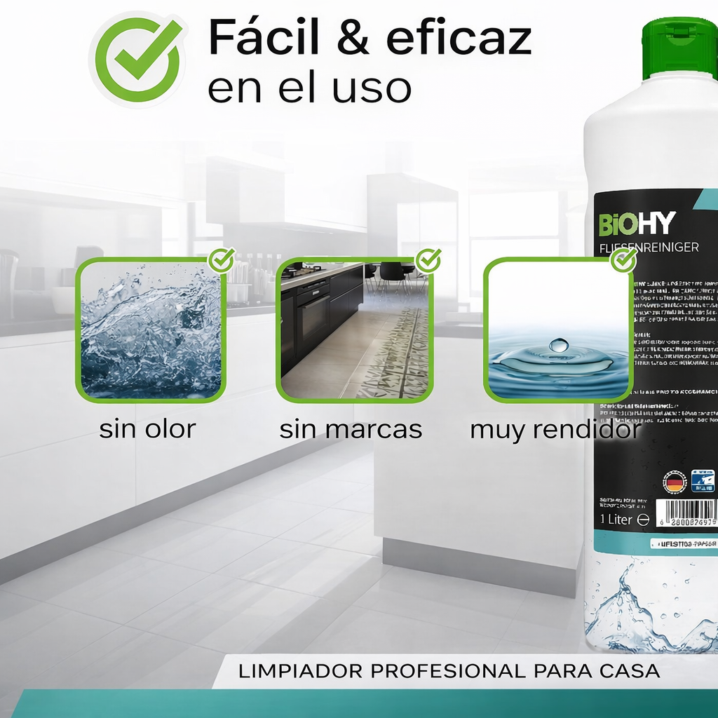 BiOHY Limpiador de azulejos y piedra