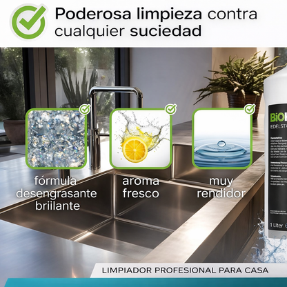 BiOHY Limpiador de acero inoxidable