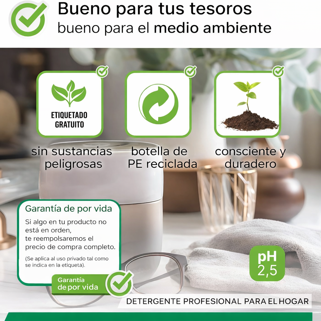 BiOHY Limpiador ultrasónico