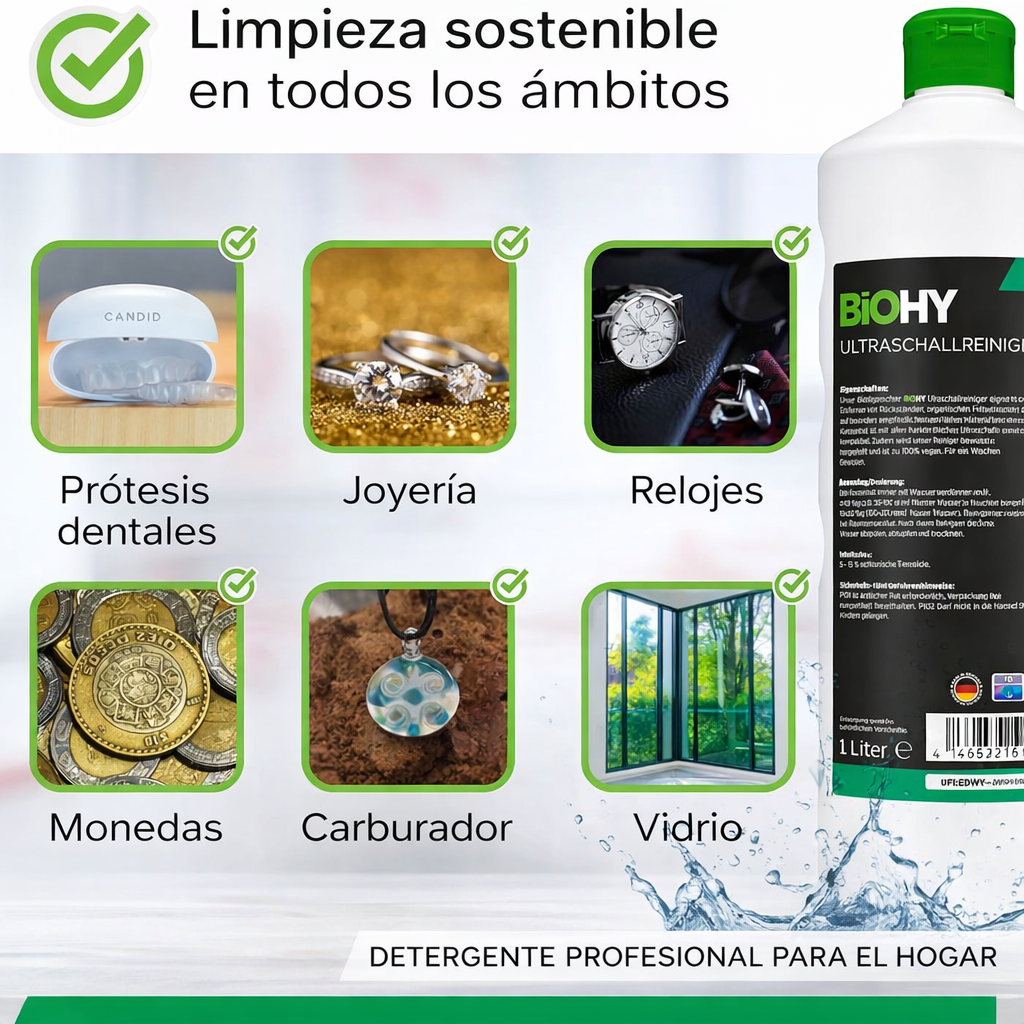 BiOHY Limpiador ultrasónico