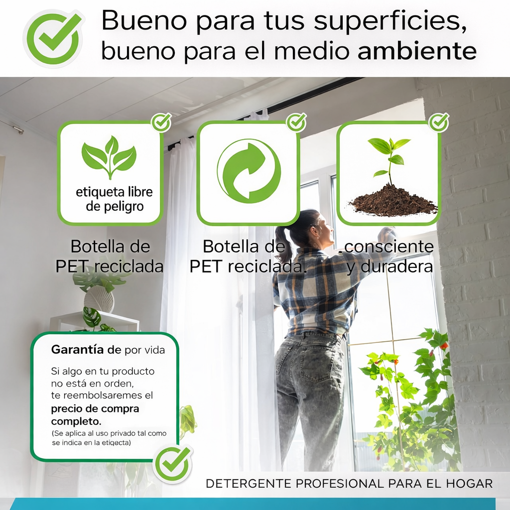 BiOHY Limpia cristales y superficies