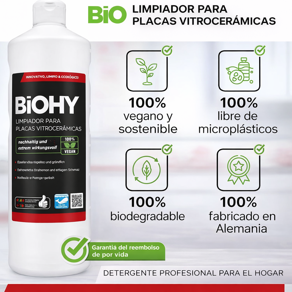 BiOHY Limpiador de vitrocerámica