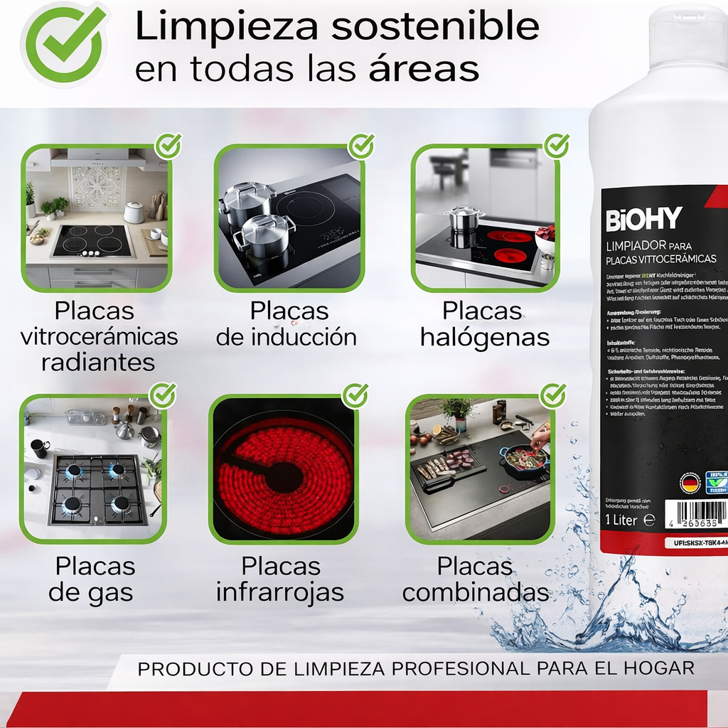 BiOHY Limpiador de vitrocerámica