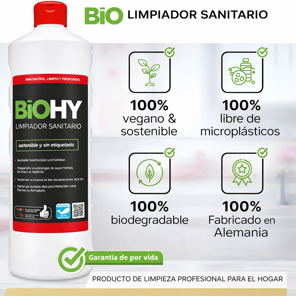 BiOHY Limpiador sanitario duchas  y WC