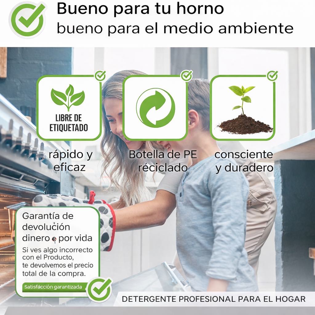 BiOHY Limpiador de horno y de parrilla