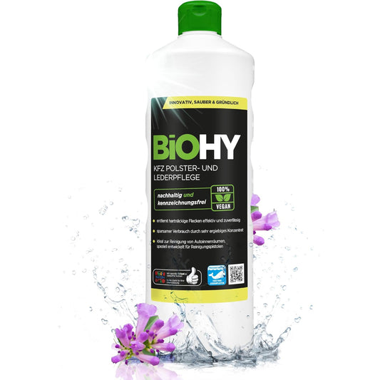 BiOHY limpiador tapicería y piel de coche